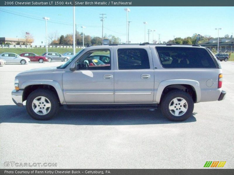 Silver Birch Metallic / Tan/Neutral 2006 Chevrolet Suburban LT 1500 4x4