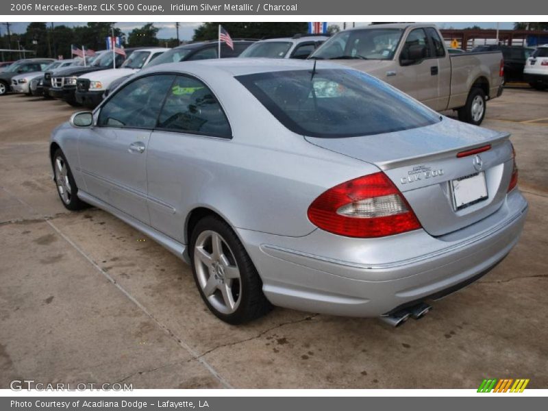 Iridium Silver Metallic / Charcoal 2006 Mercedes-Benz CLK 500 Coupe