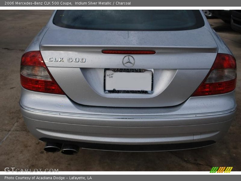 Iridium Silver Metallic / Charcoal 2006 Mercedes-Benz CLK 500 Coupe