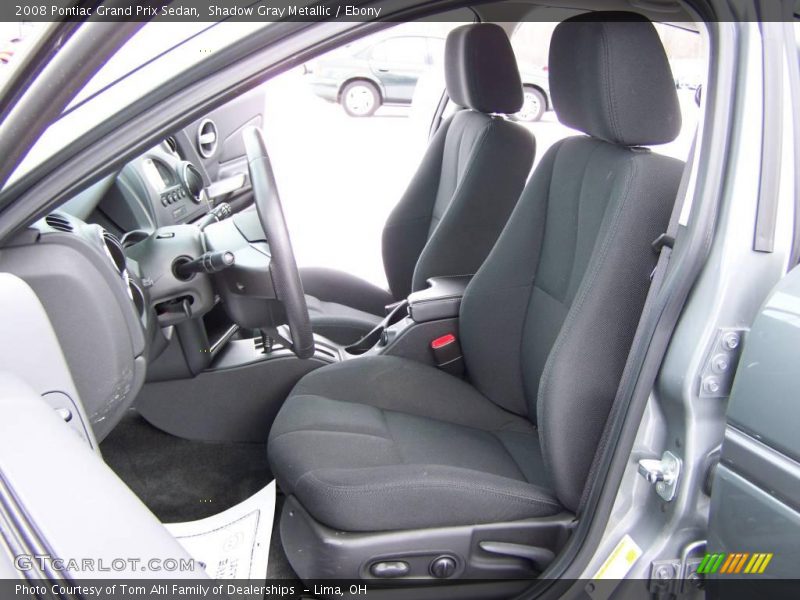 Shadow Gray Metallic / Ebony 2008 Pontiac Grand Prix Sedan