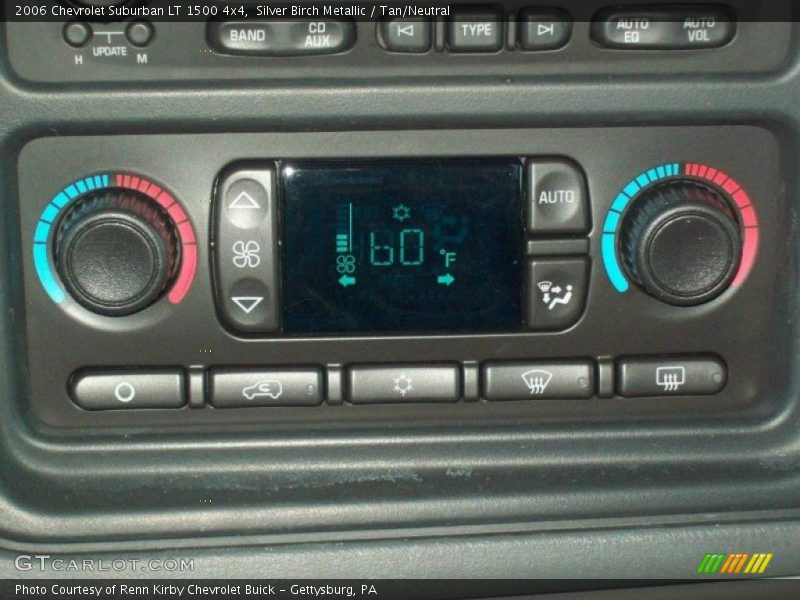 Controls of 2006 Suburban LT 1500 4x4