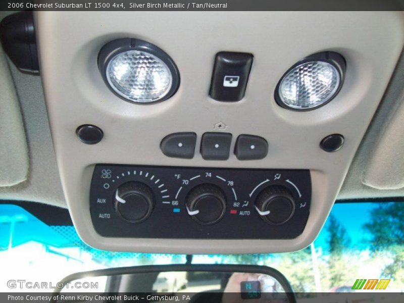 Controls of 2006 Suburban LT 1500 4x4