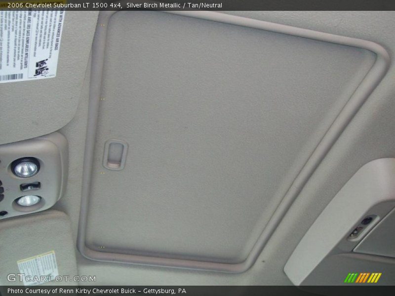 Silver Birch Metallic / Tan/Neutral 2006 Chevrolet Suburban LT 1500 4x4
