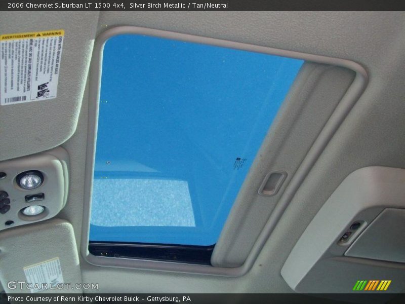 Silver Birch Metallic / Tan/Neutral 2006 Chevrolet Suburban LT 1500 4x4