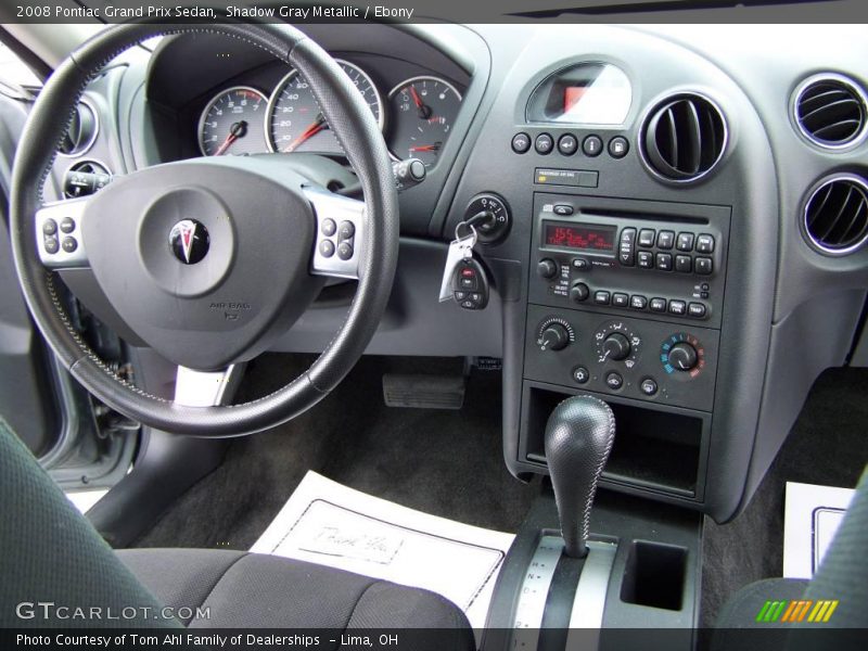 Shadow Gray Metallic / Ebony 2008 Pontiac Grand Prix Sedan
