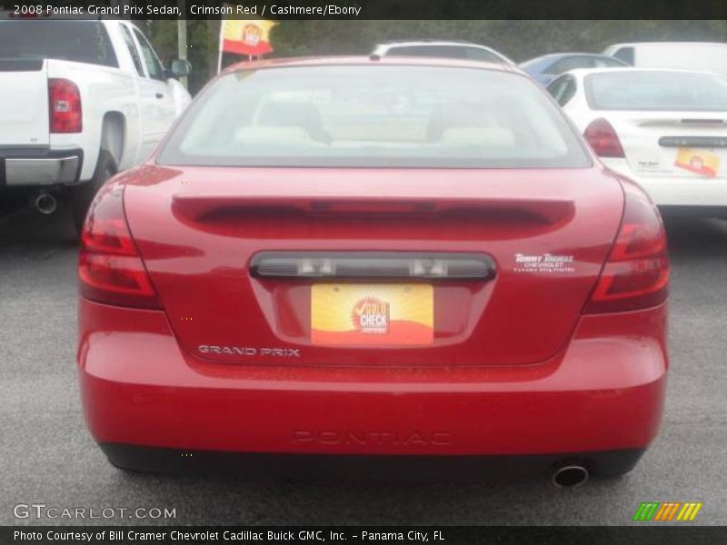 Crimson Red / Cashmere/Ebony 2008 Pontiac Grand Prix Sedan