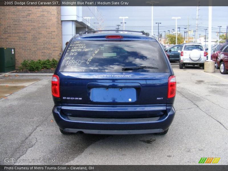 Midnight Blue Pearl / Medium Slate Gray 2005 Dodge Grand Caravan SXT