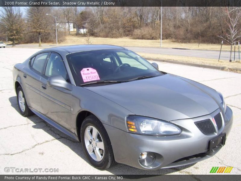 Shadow Gray Metallic / Ebony 2008 Pontiac Grand Prix Sedan