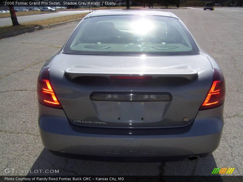 Shadow Gray Metallic / Ebony 2008 Pontiac Grand Prix Sedan