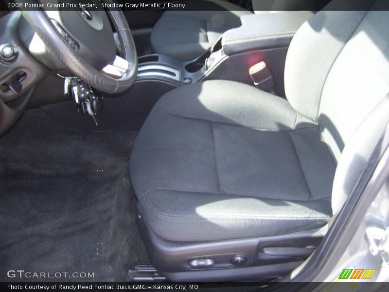 Shadow Gray Metallic / Ebony 2008 Pontiac Grand Prix Sedan