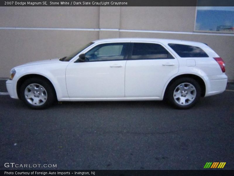 Stone White / Dark Slate Gray/Light Graystone 2007 Dodge Magnum SE