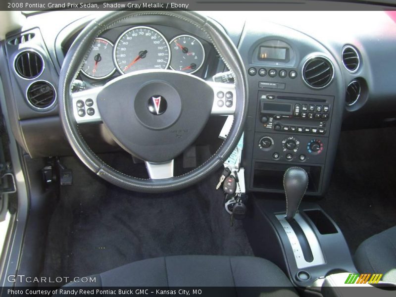 Shadow Gray Metallic / Ebony 2008 Pontiac Grand Prix Sedan