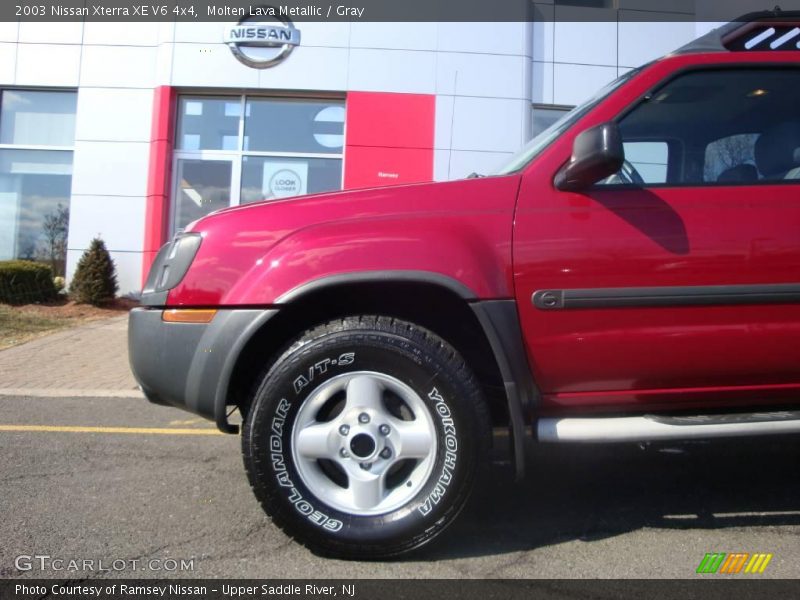 Molten Lava Metallic / Gray 2003 Nissan Xterra XE V6 4x4