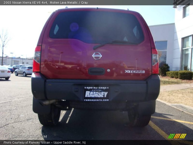 Molten Lava Metallic / Gray 2003 Nissan Xterra XE V6 4x4