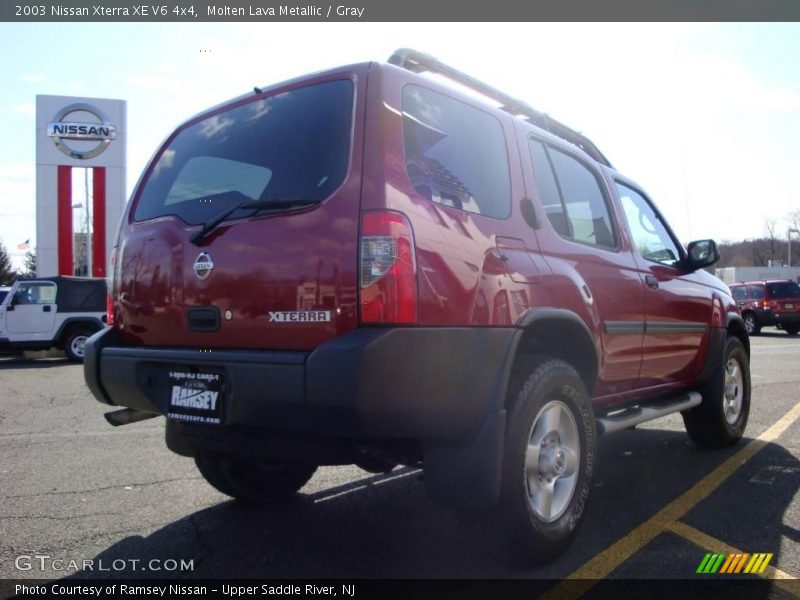 Molten Lava Metallic / Gray 2003 Nissan Xterra XE V6 4x4