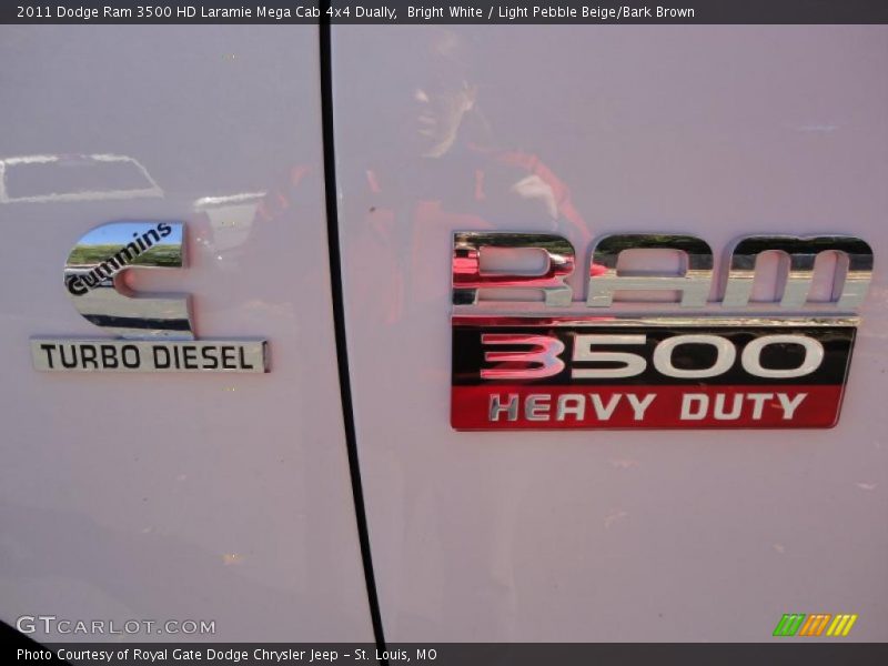  2011 Ram 3500 HD Laramie Mega Cab 4x4 Dually Logo
