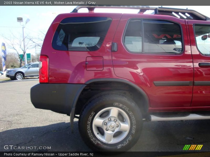 Molten Lava Metallic / Gray 2003 Nissan Xterra XE V6 4x4
