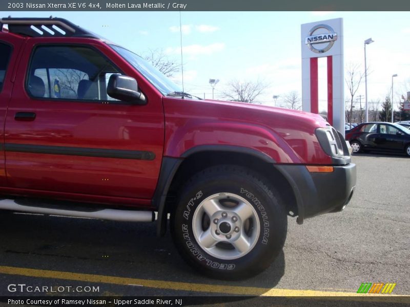 Molten Lava Metallic / Gray 2003 Nissan Xterra XE V6 4x4