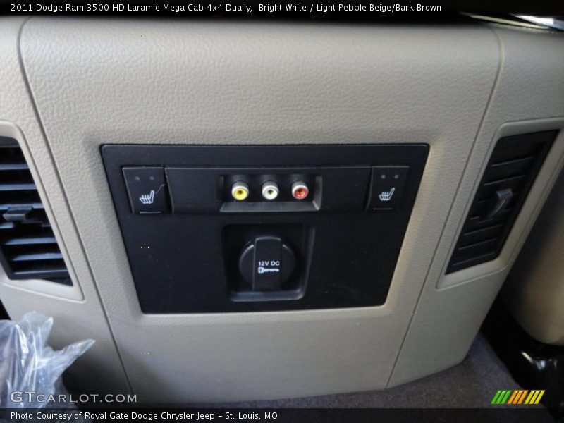 Controls of 2011 Ram 3500 HD Laramie Mega Cab 4x4 Dually