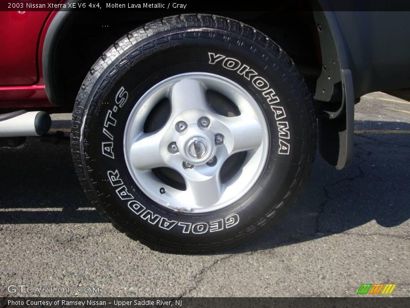 Molten Lava Metallic / Gray 2003 Nissan Xterra XE V6 4x4