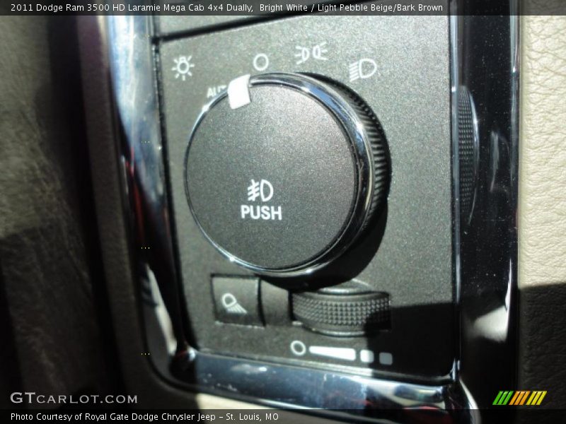 Controls of 2011 Ram 3500 HD Laramie Mega Cab 4x4 Dually