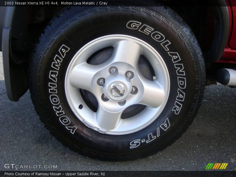 Molten Lava Metallic / Gray 2003 Nissan Xterra XE V6 4x4