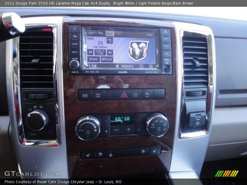 Controls of 2011 Ram 3500 HD Laramie Mega Cab 4x4 Dually