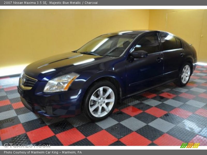 Majestic Blue Metallic / Charcoal 2007 Nissan Maxima 3.5 SE