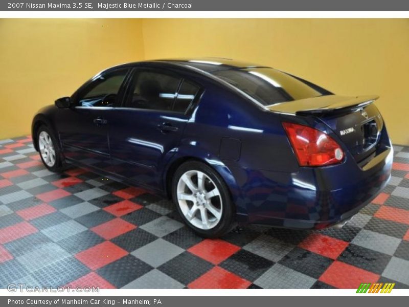 Majestic Blue Metallic / Charcoal 2007 Nissan Maxima 3.5 SE