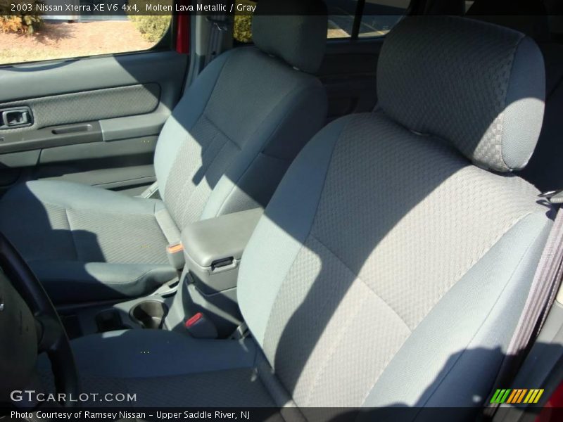 Molten Lava Metallic / Gray 2003 Nissan Xterra XE V6 4x4