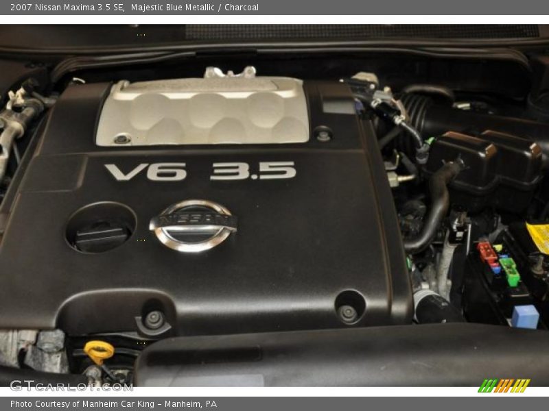 Majestic Blue Metallic / Charcoal 2007 Nissan Maxima 3.5 SE