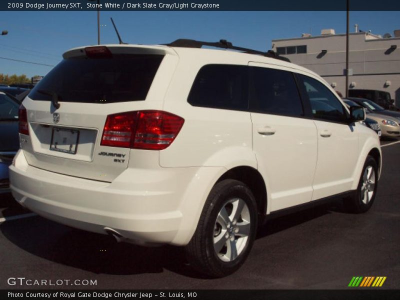 Stone White / Dark Slate Gray/Light Graystone 2009 Dodge Journey SXT