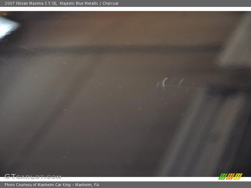 Majestic Blue Metallic / Charcoal 2007 Nissan Maxima 3.5 SE