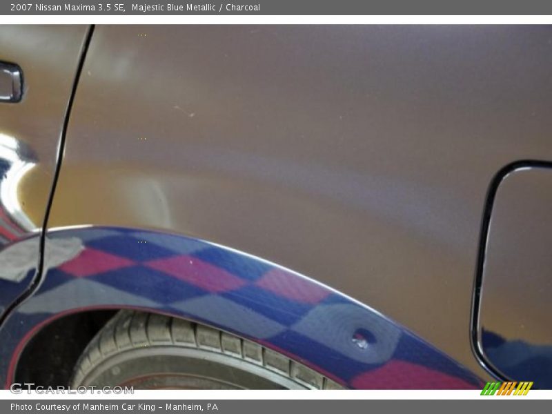 Majestic Blue Metallic / Charcoal 2007 Nissan Maxima 3.5 SE