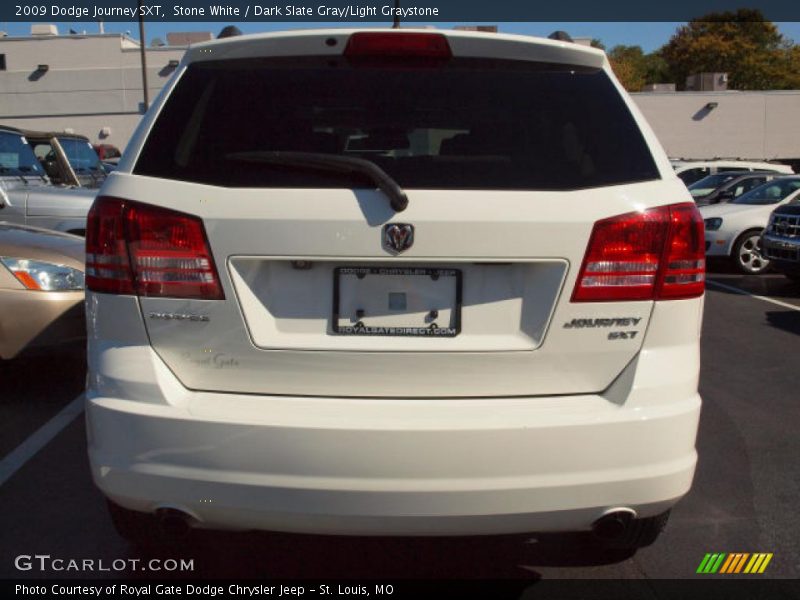 Stone White / Dark Slate Gray/Light Graystone 2009 Dodge Journey SXT