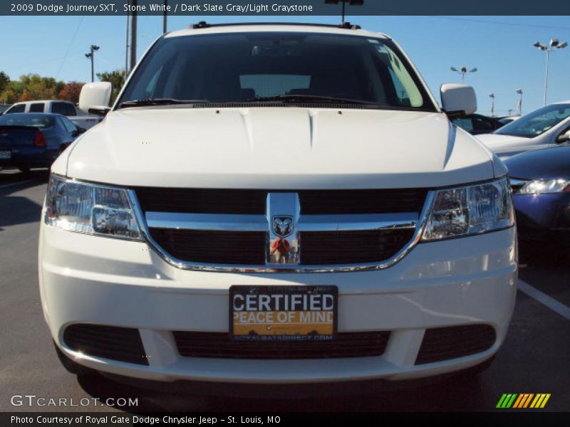 Stone White / Dark Slate Gray/Light Graystone 2009 Dodge Journey SXT