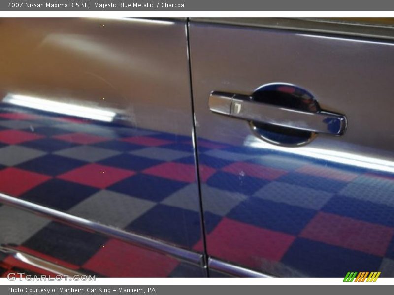 Majestic Blue Metallic / Charcoal 2007 Nissan Maxima 3.5 SE