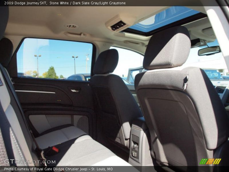Stone White / Dark Slate Gray/Light Graystone 2009 Dodge Journey SXT