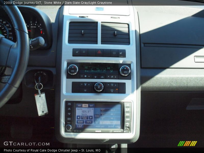 Stone White / Dark Slate Gray/Light Graystone 2009 Dodge Journey SXT