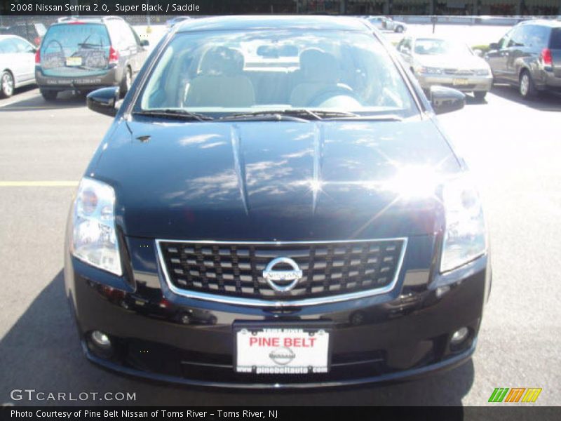Super Black / Saddle 2008 Nissan Sentra 2.0