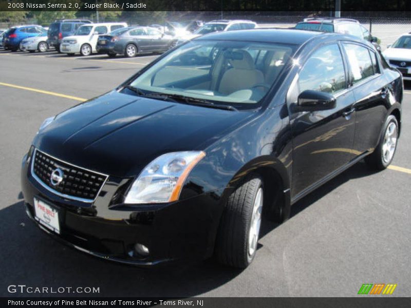 Super Black / Saddle 2008 Nissan Sentra 2.0
