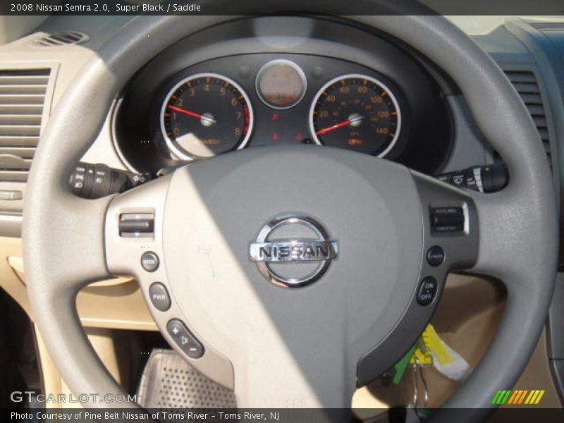 Super Black / Saddle 2008 Nissan Sentra 2.0