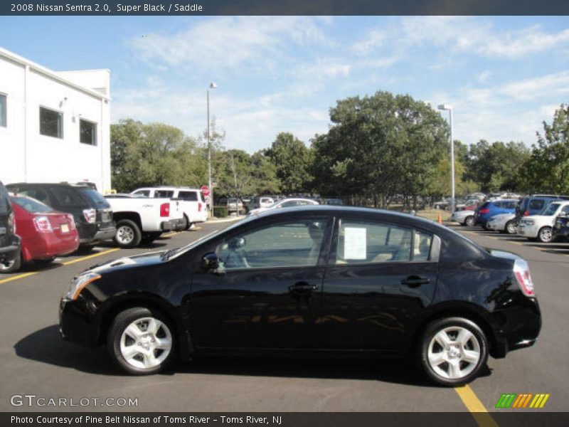 Super Black / Saddle 2008 Nissan Sentra 2.0