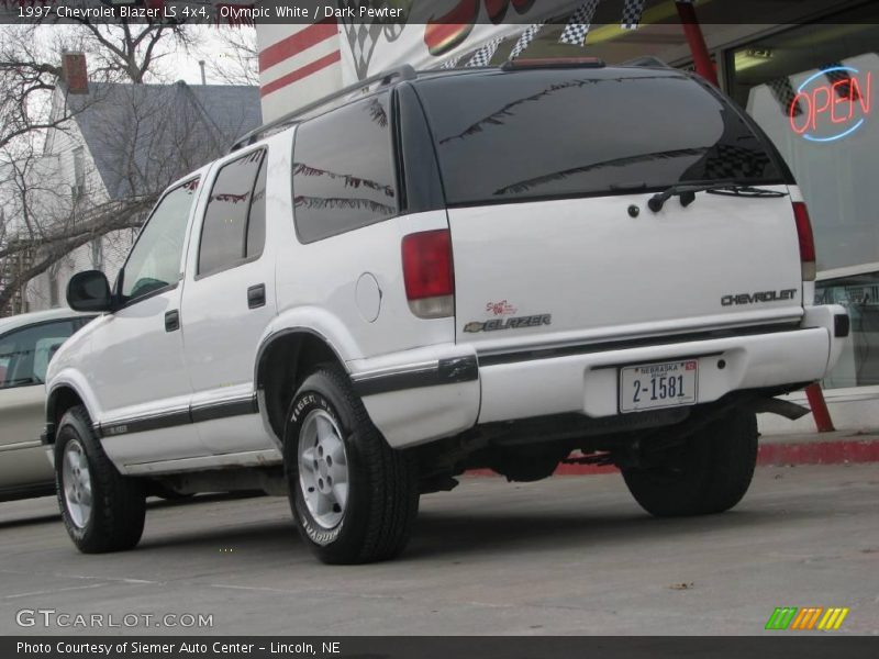 Olympic White / Dark Pewter 1997 Chevrolet Blazer LS 4x4