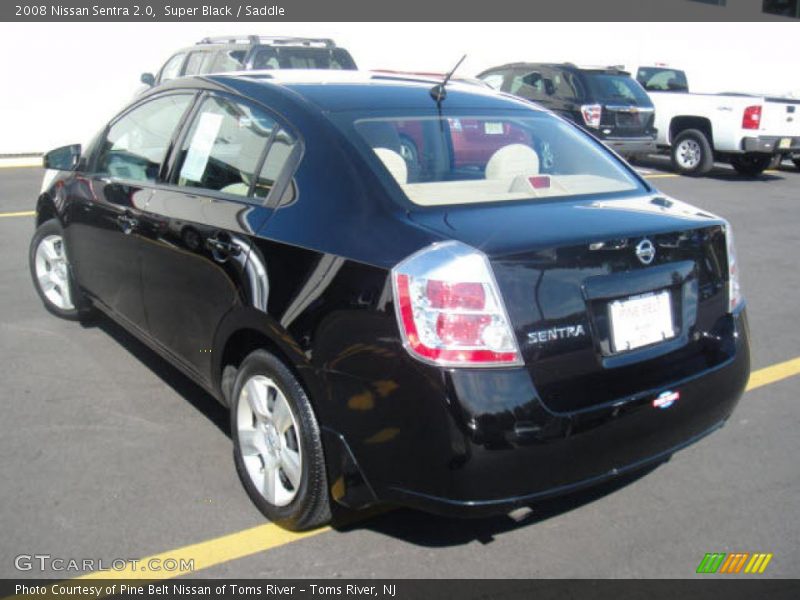 Super Black / Saddle 2008 Nissan Sentra 2.0