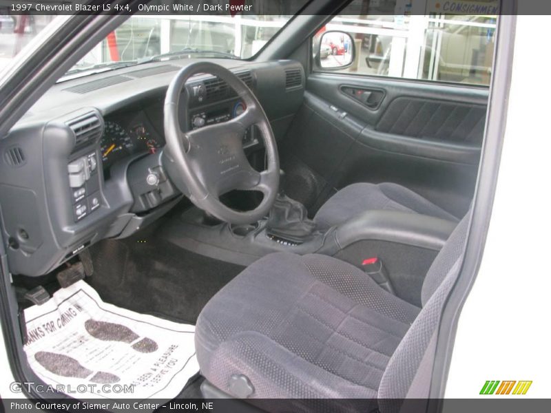 Olympic White / Dark Pewter 1997 Chevrolet Blazer LS 4x4
