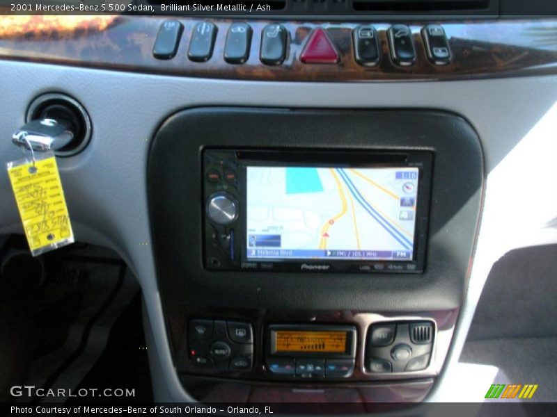 Controls of 2001 S 500 Sedan