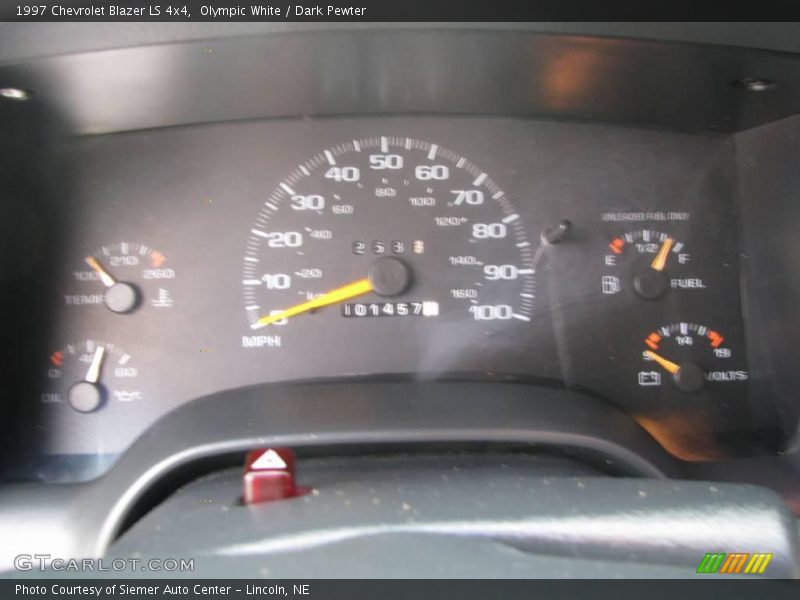 Olympic White / Dark Pewter 1997 Chevrolet Blazer LS 4x4