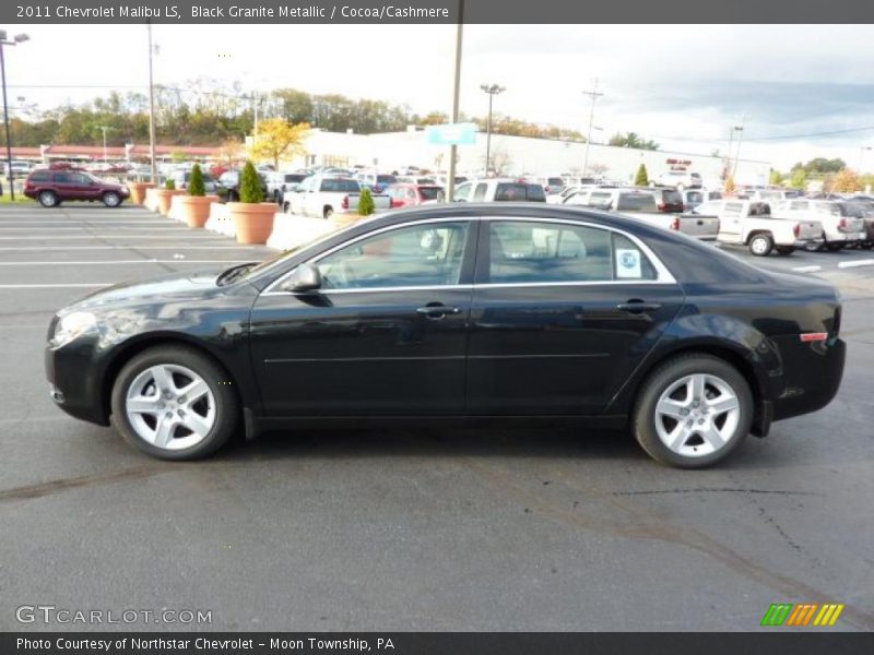 Black Granite Metallic / Cocoa/Cashmere 2011 Chevrolet Malibu LS