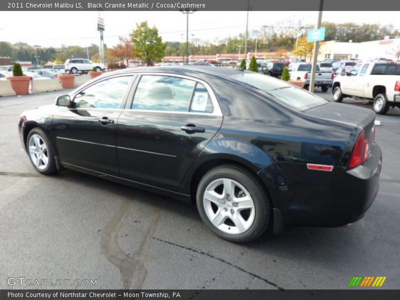 Black Granite Metallic / Cocoa/Cashmere 2011 Chevrolet Malibu LS